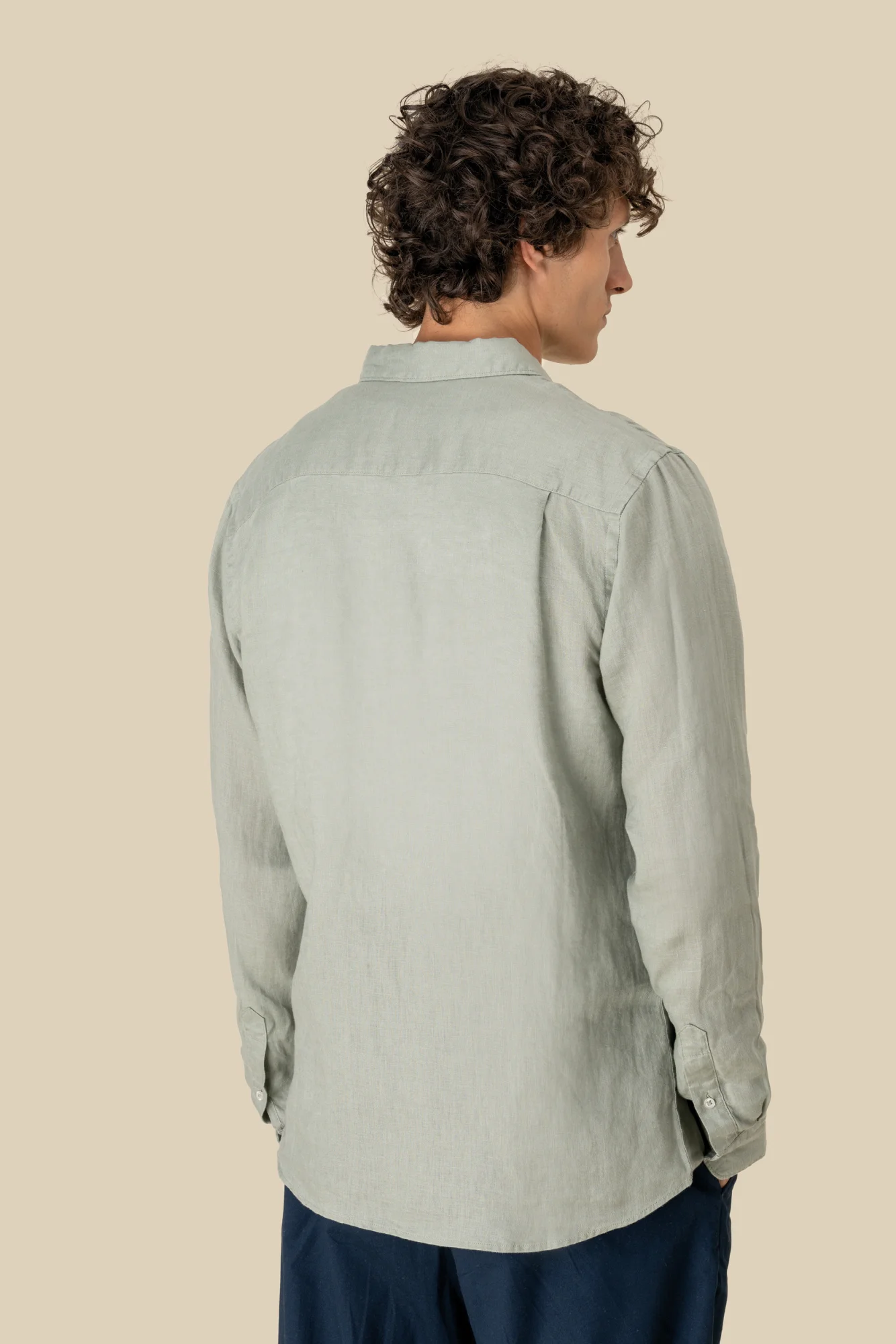 Spasso Linnen herenoverhemd