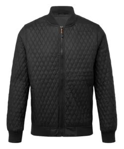 Quilted flight jacket