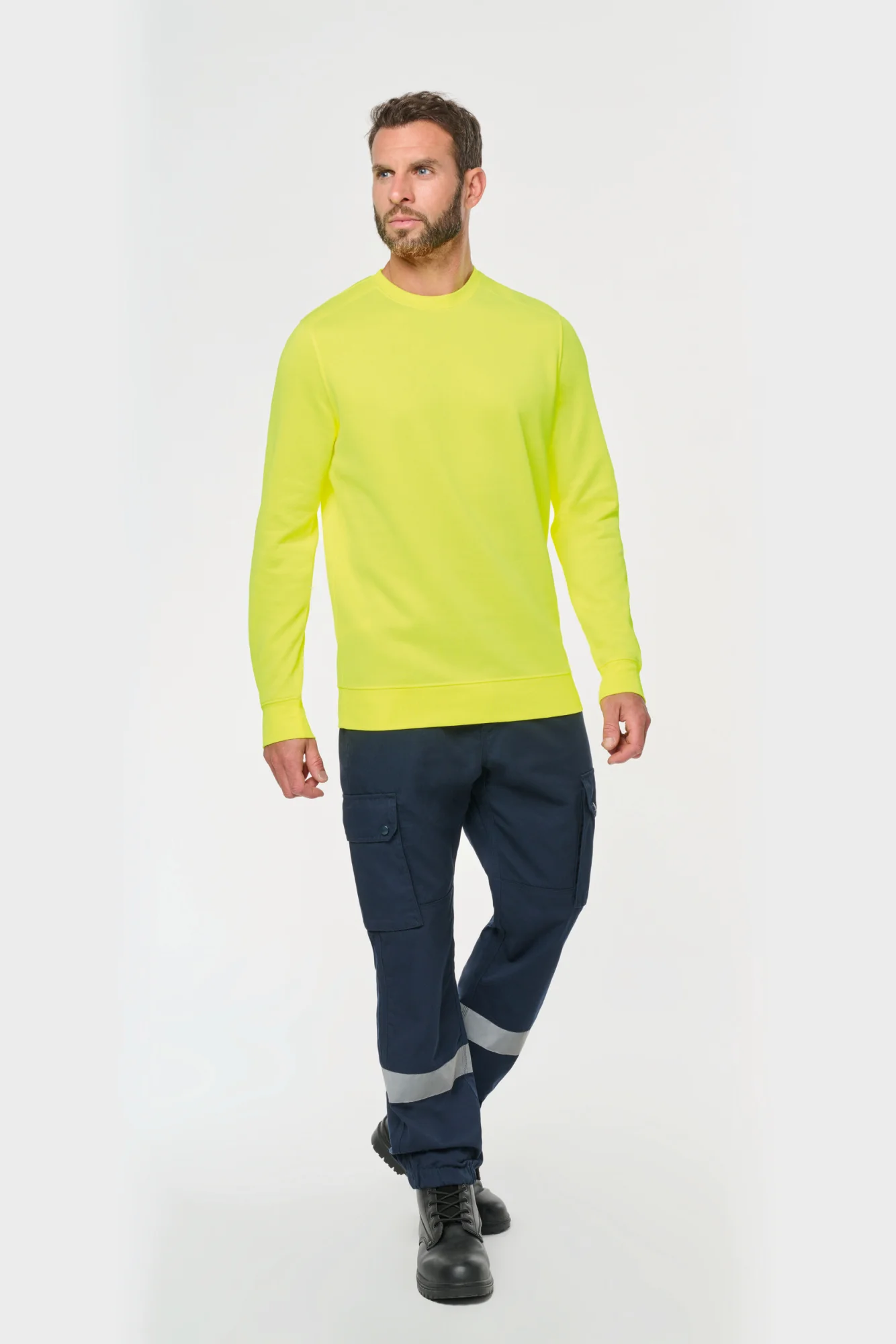 WK. Designed To Work Ecologische uniseks sweater polyester/katoen