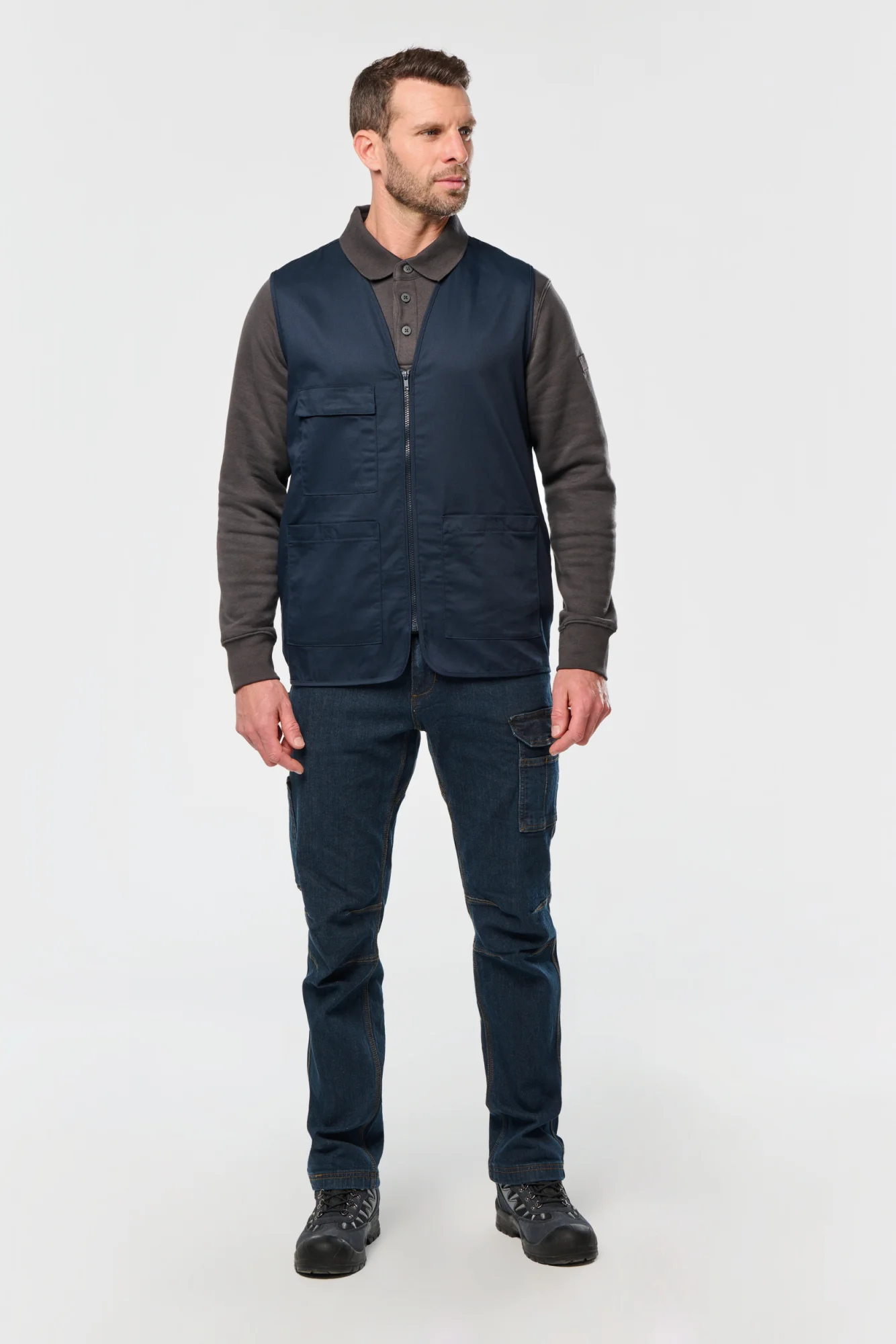 WK. Designed To Work Gilet polykatoen multizakken