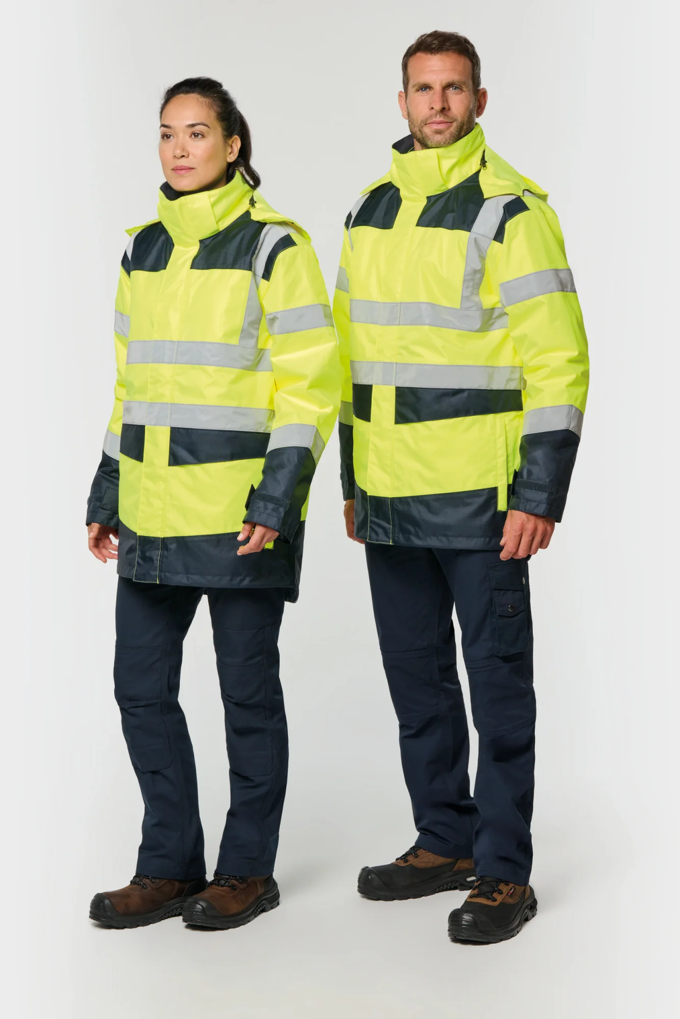 WK. Designed To Work Gerecyclede veiligheidsparka 4-in-1