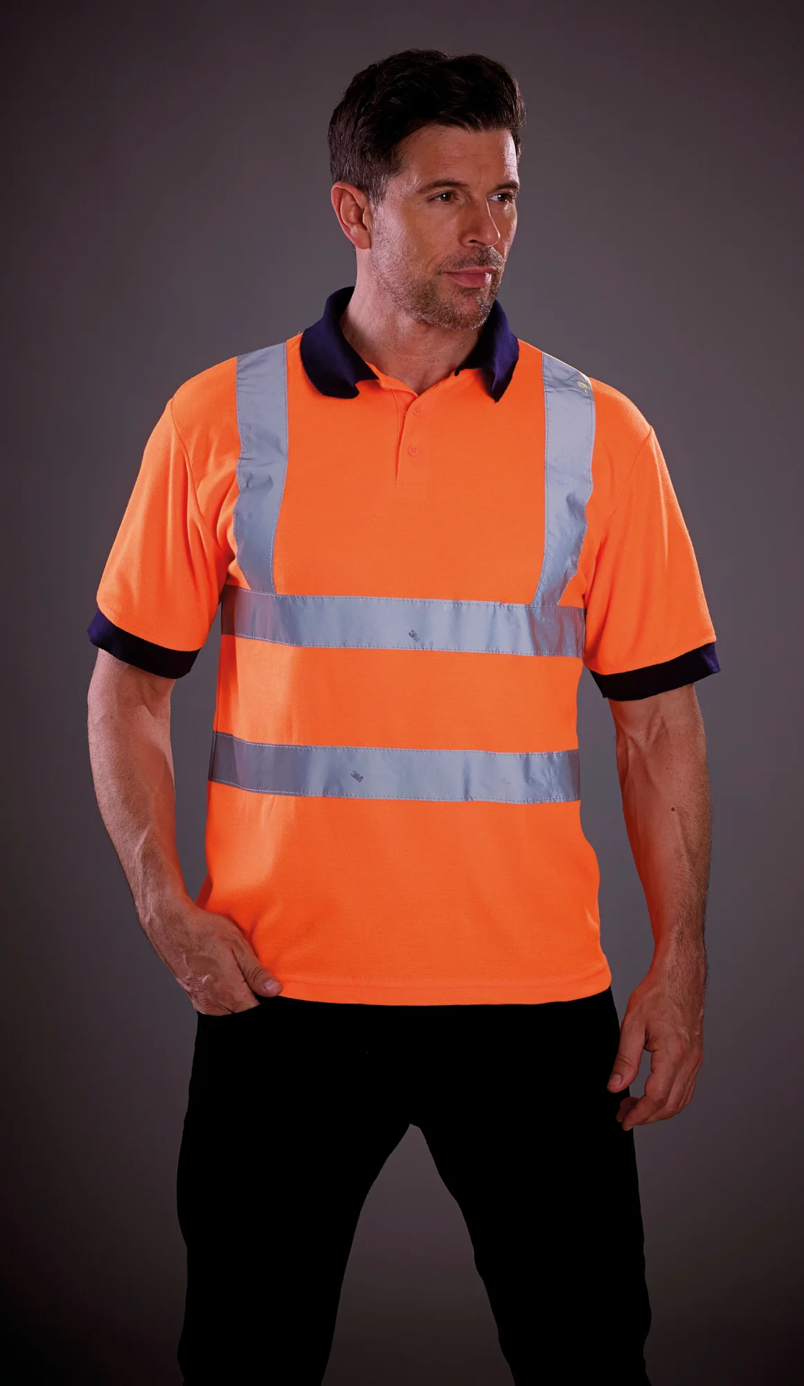 Yoko High Visibility polo korte mouwen