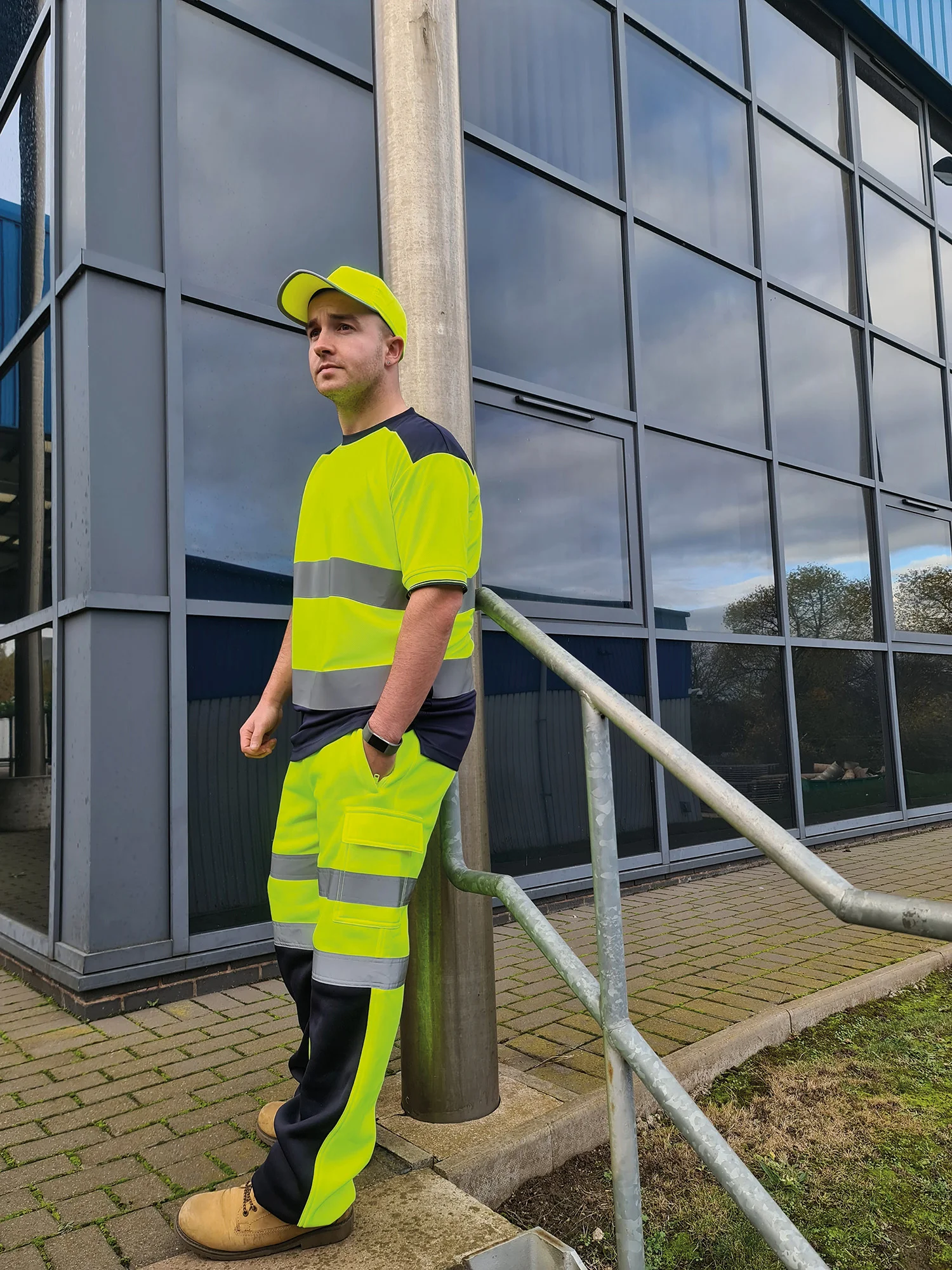 Yoko Tweekleurig veiligheids-T-shirt