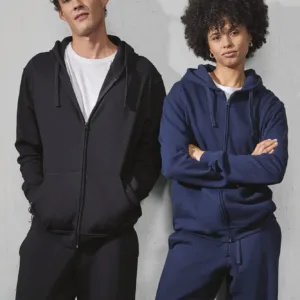 B&C Hoodie met rits ID.224 (50/50)