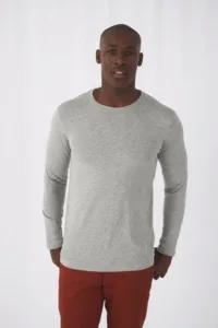 B&C Men's organic Inspire long-sleeve T-shirt