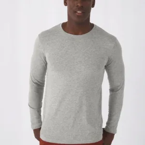 B&C Men's organic Inspire long-sleeve T-shirt