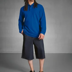 B&C MY POLO 180 Heren lange mouwen