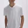 B&C T-shirt met V-hals #150