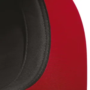 Beechfield® Tweekleurige 5-panel snapbackpet