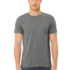 BELLA+CANVAS Heather jersey T-shirt met korte mouwen