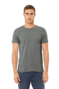 BELLA+CANVAS Heather jersey T-shirt met korte mouwen