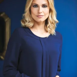BROOK TAVERNER Blouse in Chinese crêpe Roma
