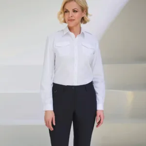BROOK TAVERNER Dames pilotenblouse met lange mouwen