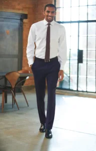 BROOK TAVERNER Slim Fit Pantalon Cassino