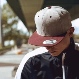 FLEXFIT Classic snapbackpet in twee kleuren