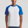 Fruit of the Loom Valueweight Baseball T met korte mouwen