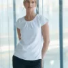 Henbury Ladies pleat front blouse