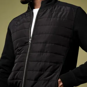 Kustom Kit Regular Fit Quilted Full Zip Sweatshirt