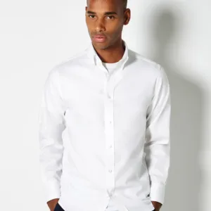 Kustom Kit Tailored Fit Premium Oxford Shirt