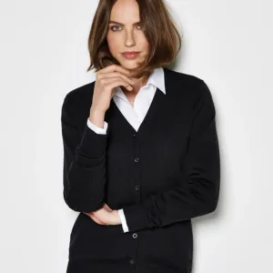 Kustom Kit Women`s Classic Fit Arundel V Neck Cardigan