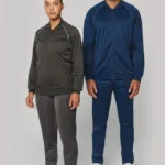 PROACT® Unisex trainingsjasje met rits en biesje