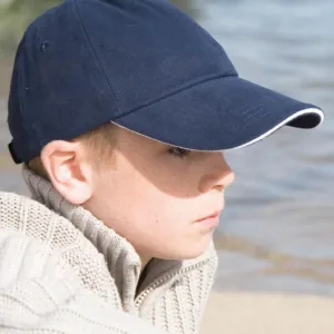 Result Caps Junior Brushed Cotton Cap