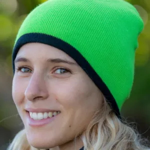 Result Caps Soft Feel Cuffless Reversible Beanie