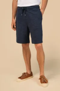 Spasso Heren bermuda met structuur