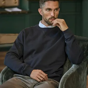 Tee Jays Ribbed Interlock Crew Neck