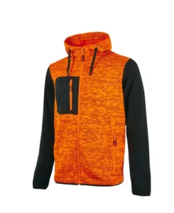 U-Power Sweatvest Rainbow met capuchon