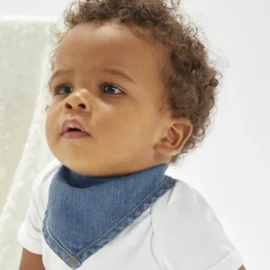 BabyBugz Baby Rocks Denim Bandana Bib