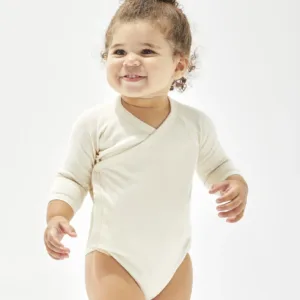 BabyBugz Baby Long Sleeve Kimono Bodysuit