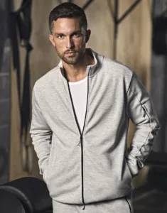 Tee Jays Athletic Full Zip Sweat