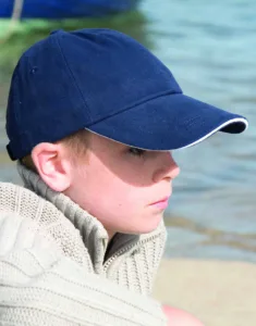 Result Caps Junior Brushed Cotton Cap