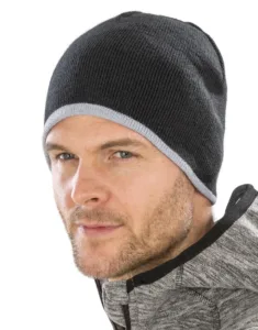 Result Caps Soft Feel Cuffless Reversible Beanie