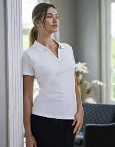Tee Jays Women`s Luxury Stretch V Polo