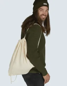 SG ACCESSORIES - BAGS Baby Canvas Cotton Drawstring Backpack