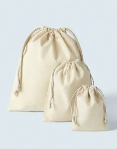 SG ACCESSORIES - BAGS Organic Cotton Stuff Bag