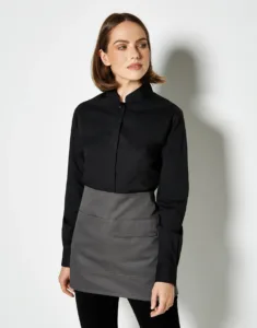 Kustom Kit Women`s Tailored Fit Mandarin Collar Shirt