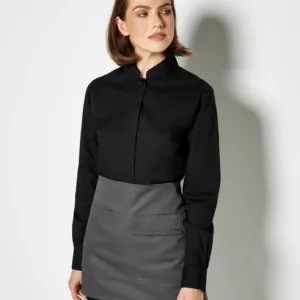 Kustom Kit Women`s Tailored Fit Mandarin Collar Shirt