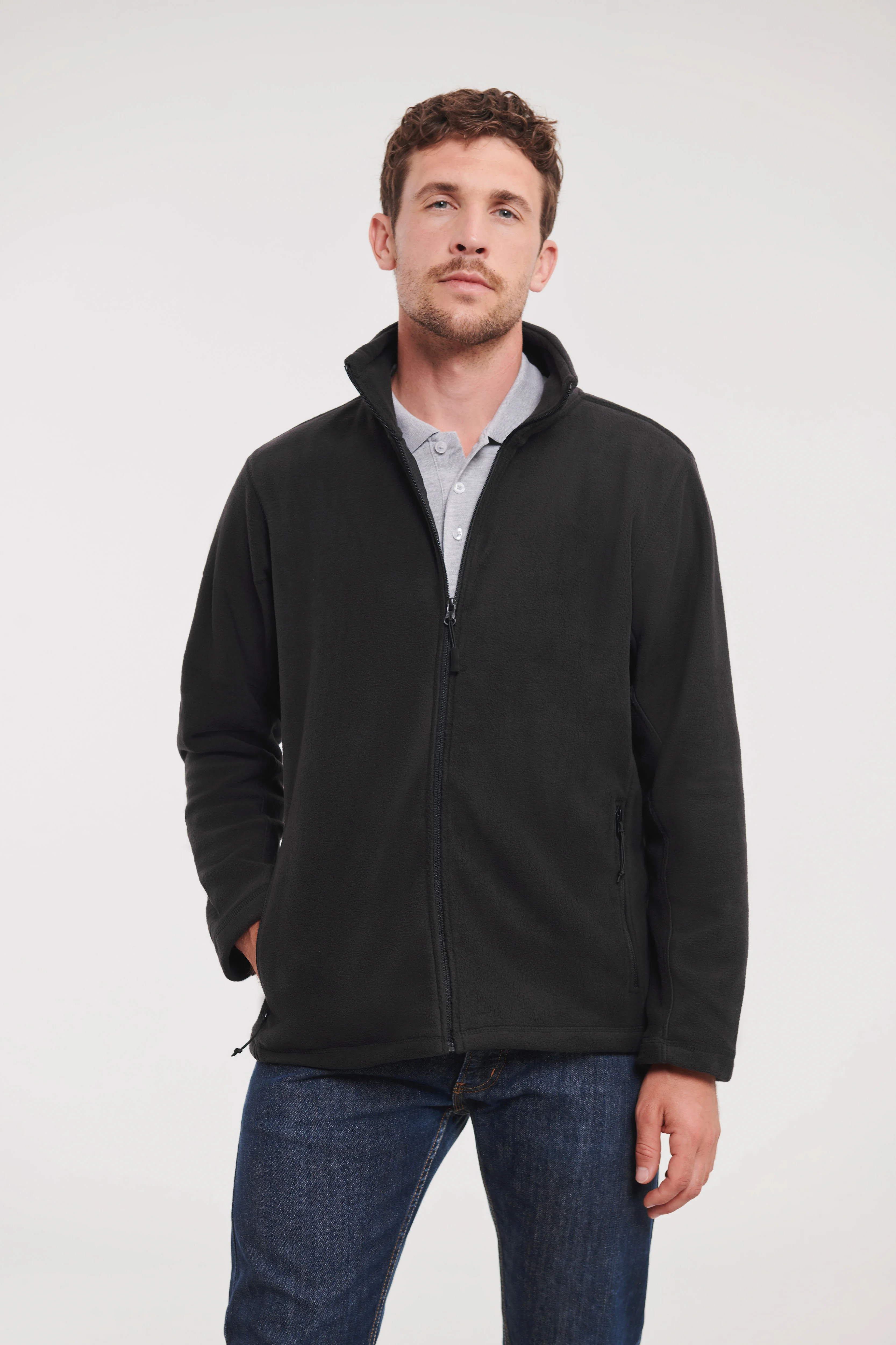 Full-zip outdoor fleece