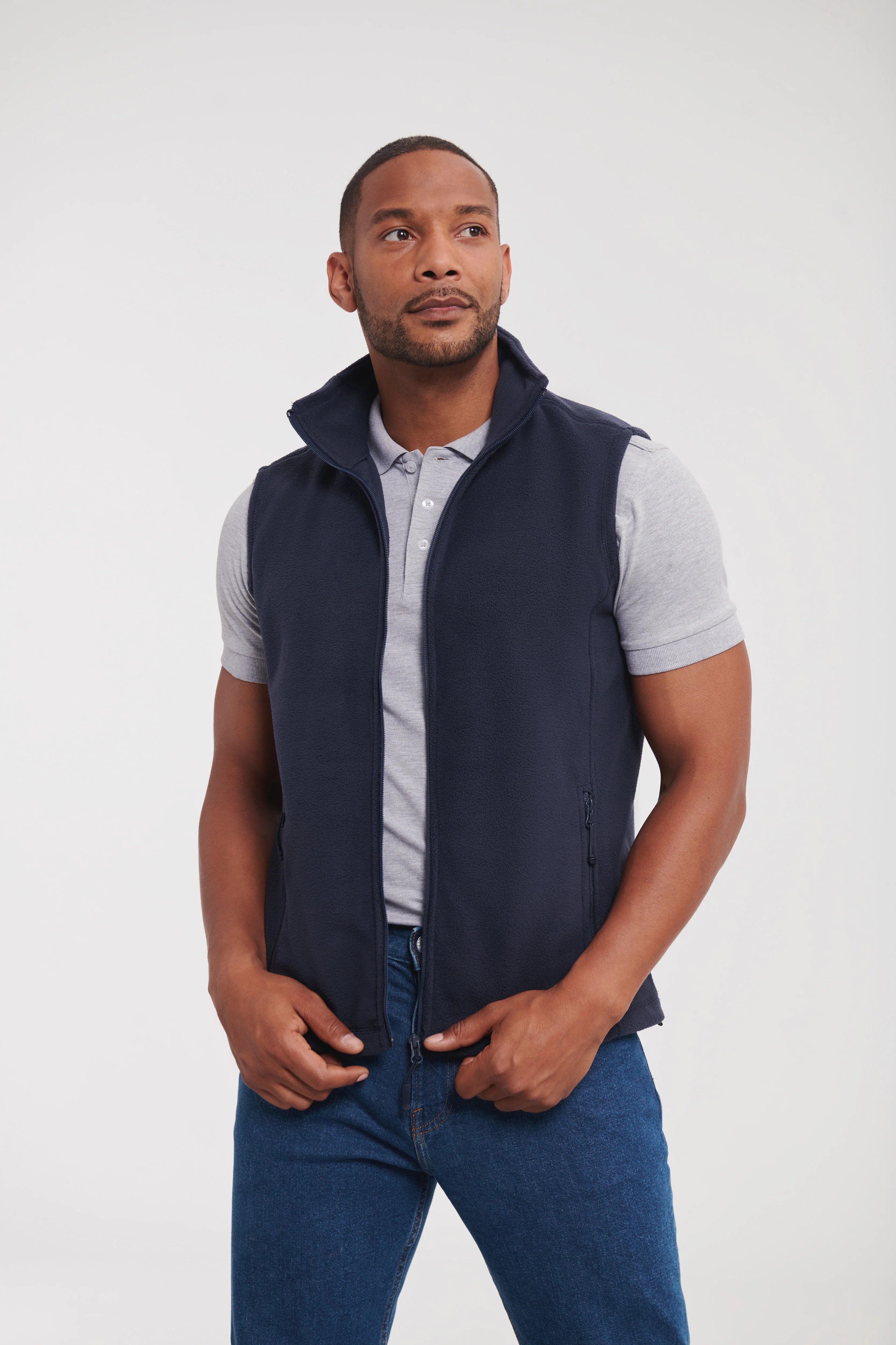 Outdoor fleece gilet