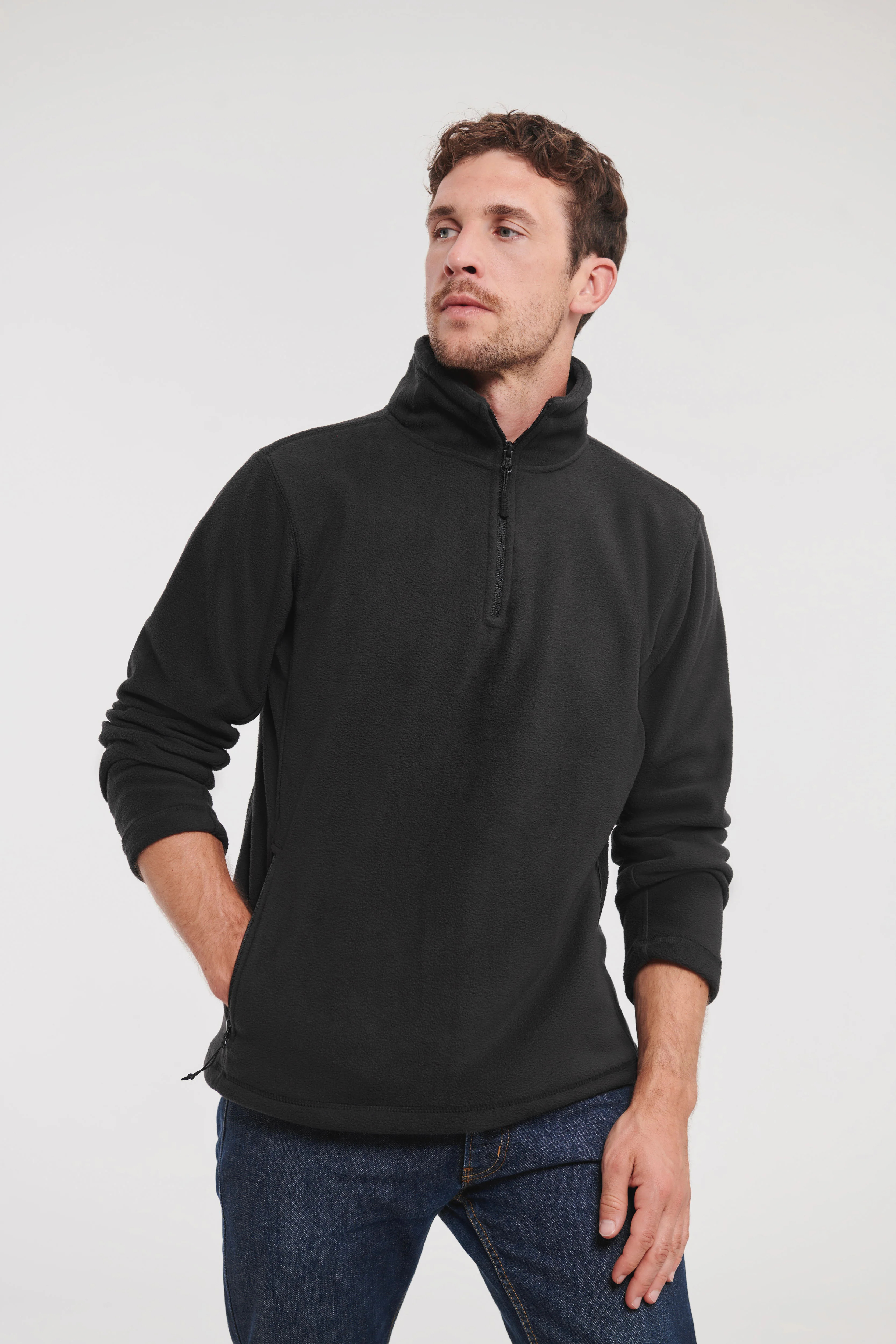 ¼-zip outdoor fleece