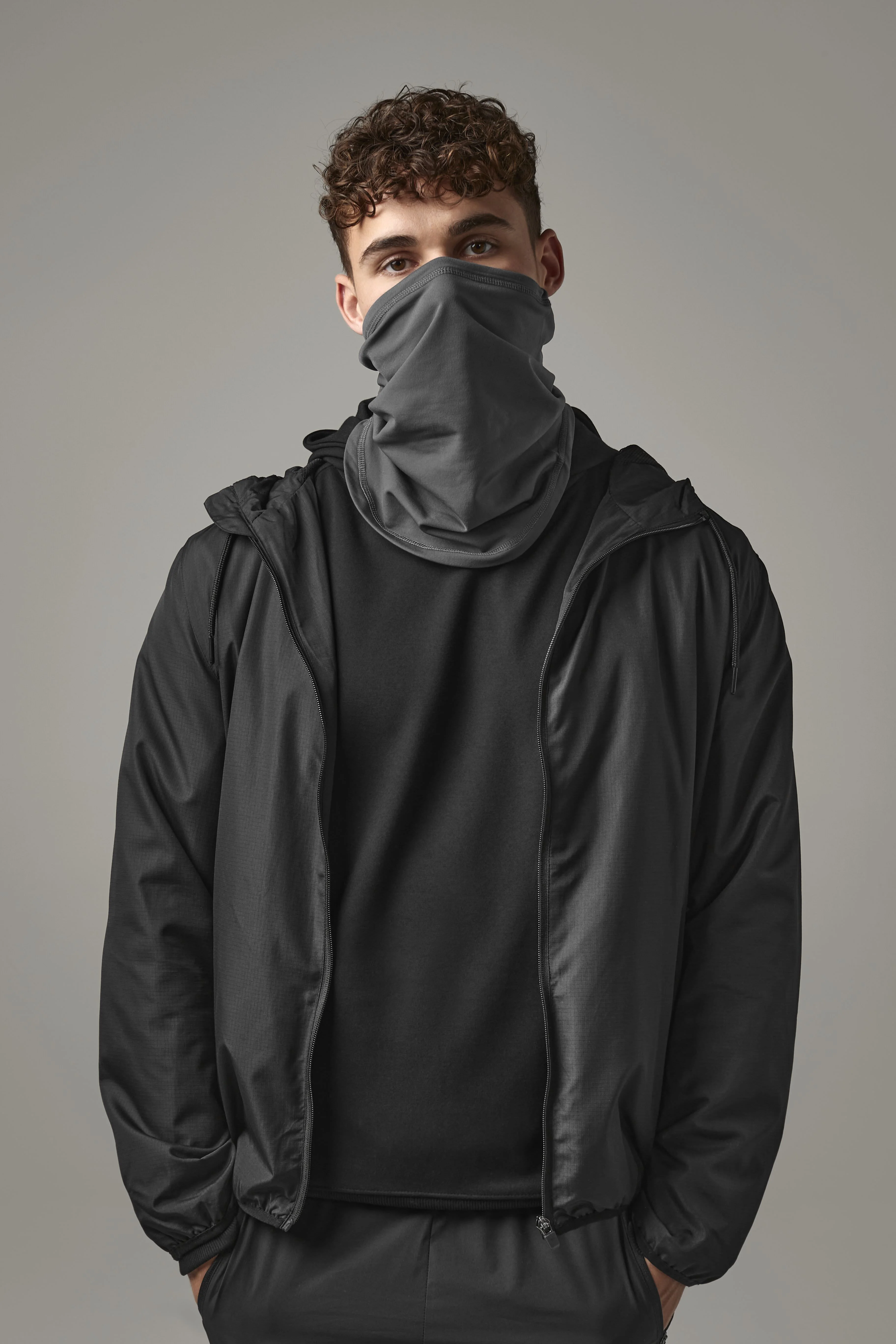 Softshell sports tech neck warmer