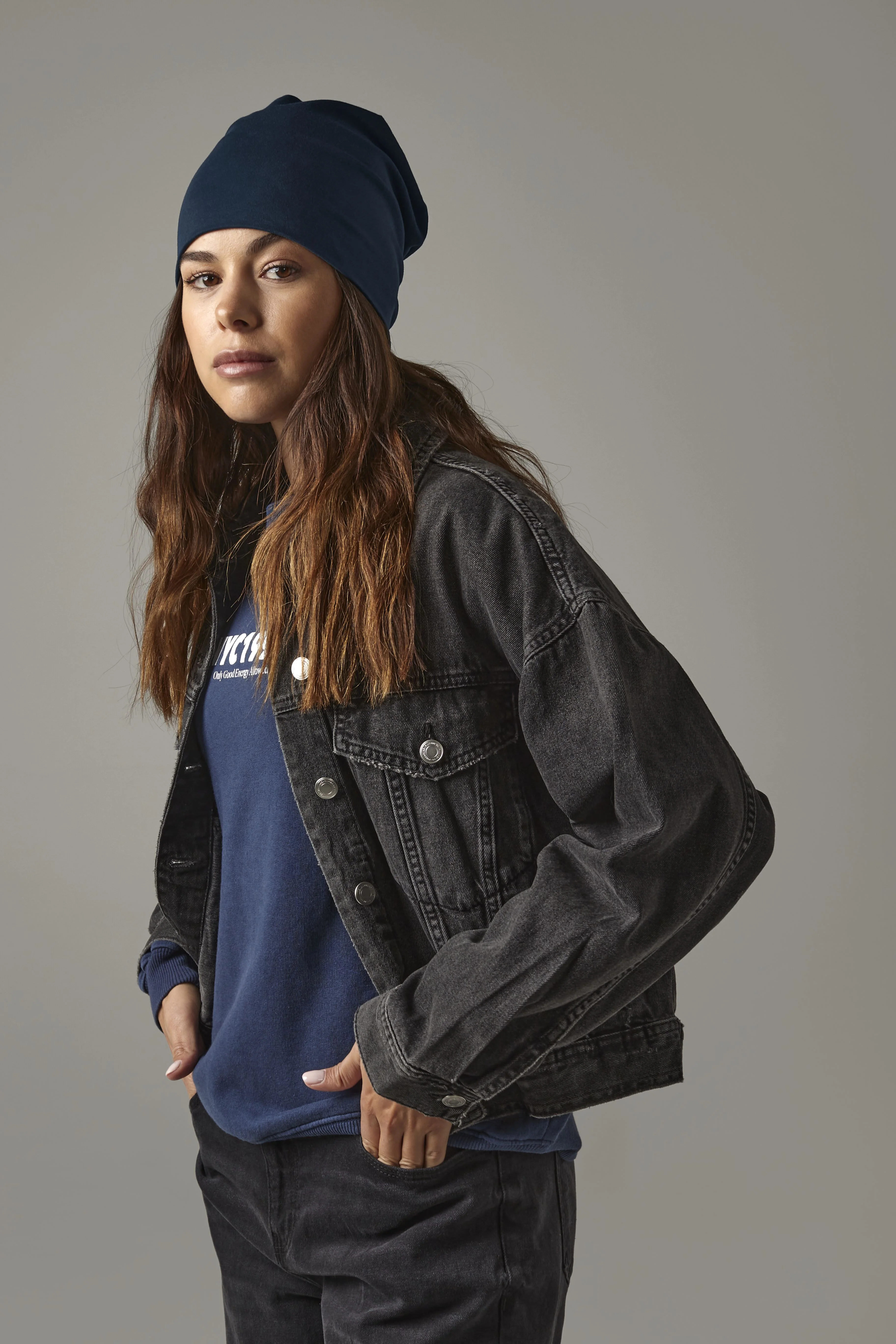 Hemsedal cotton slouch beanie