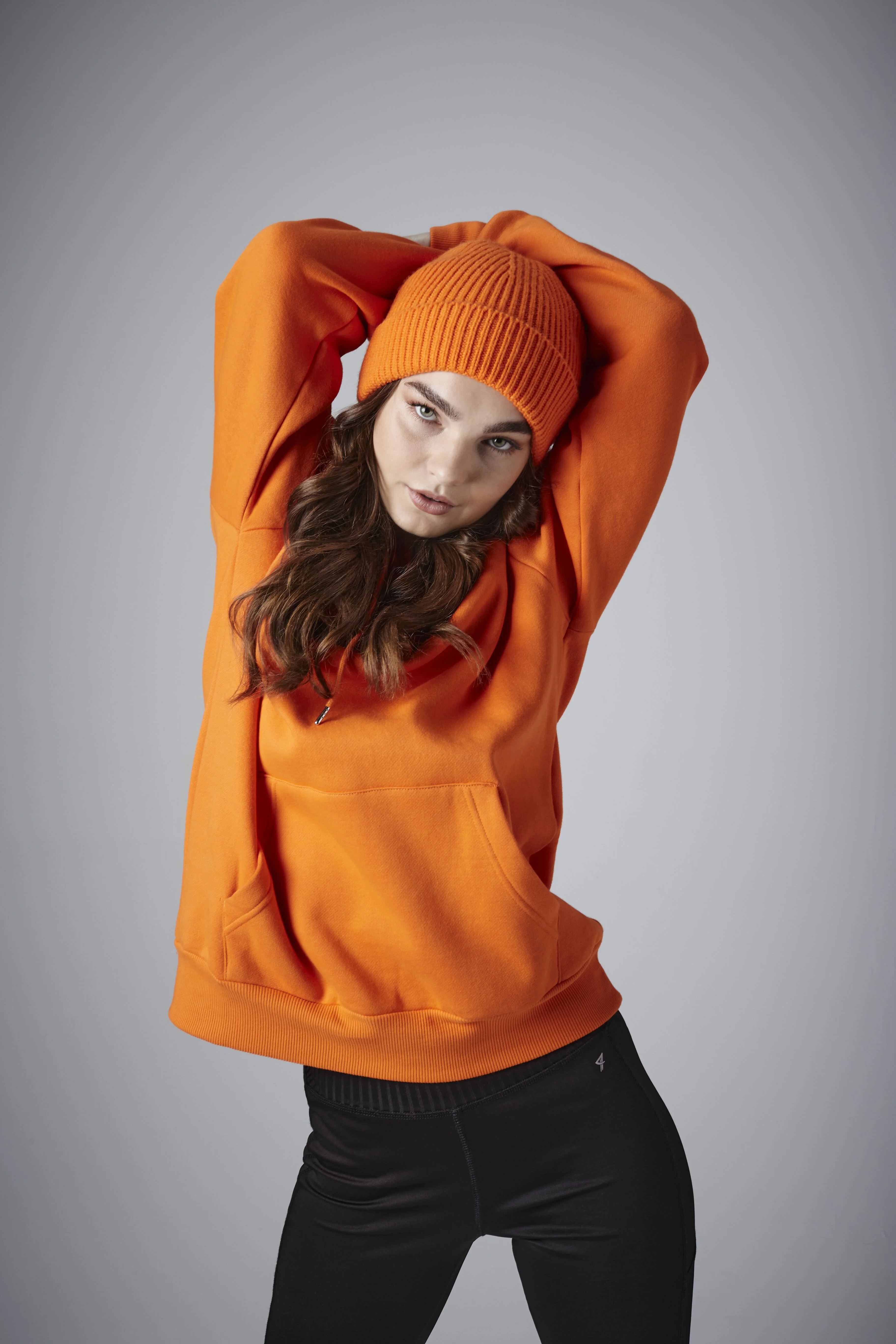 Engineered knit ribbed beanie