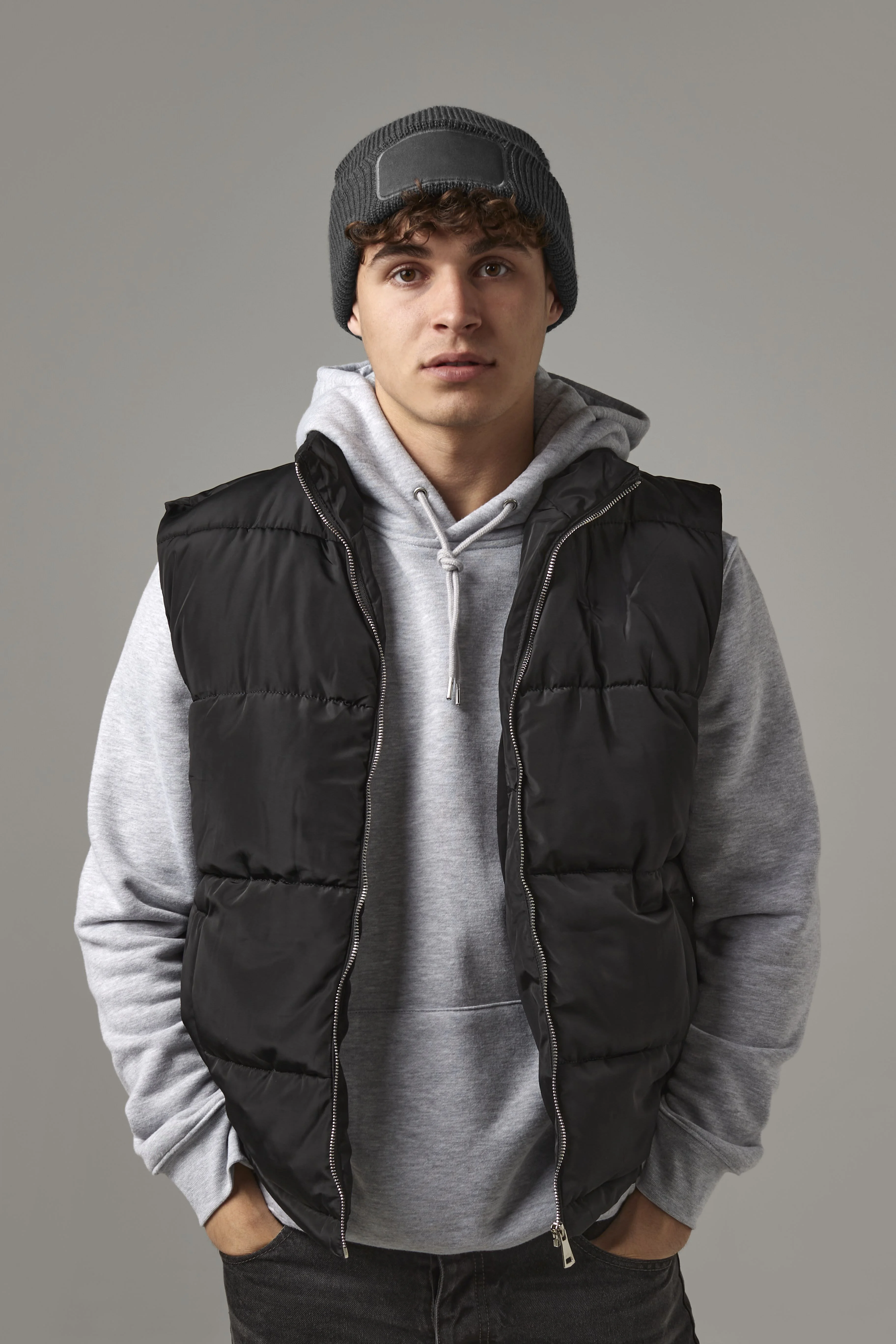 Thinsulate™ patch beanie