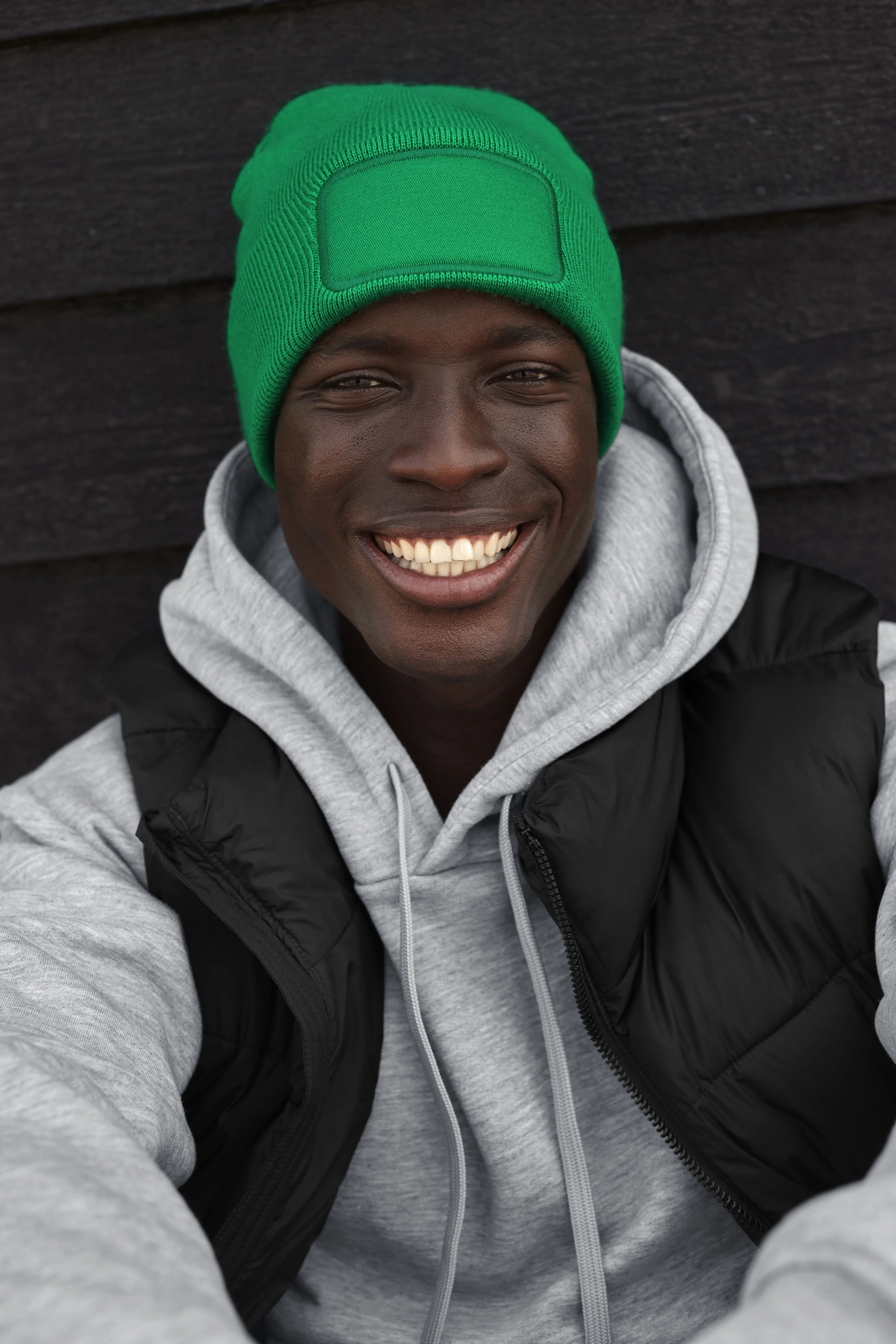 Original patch beanie