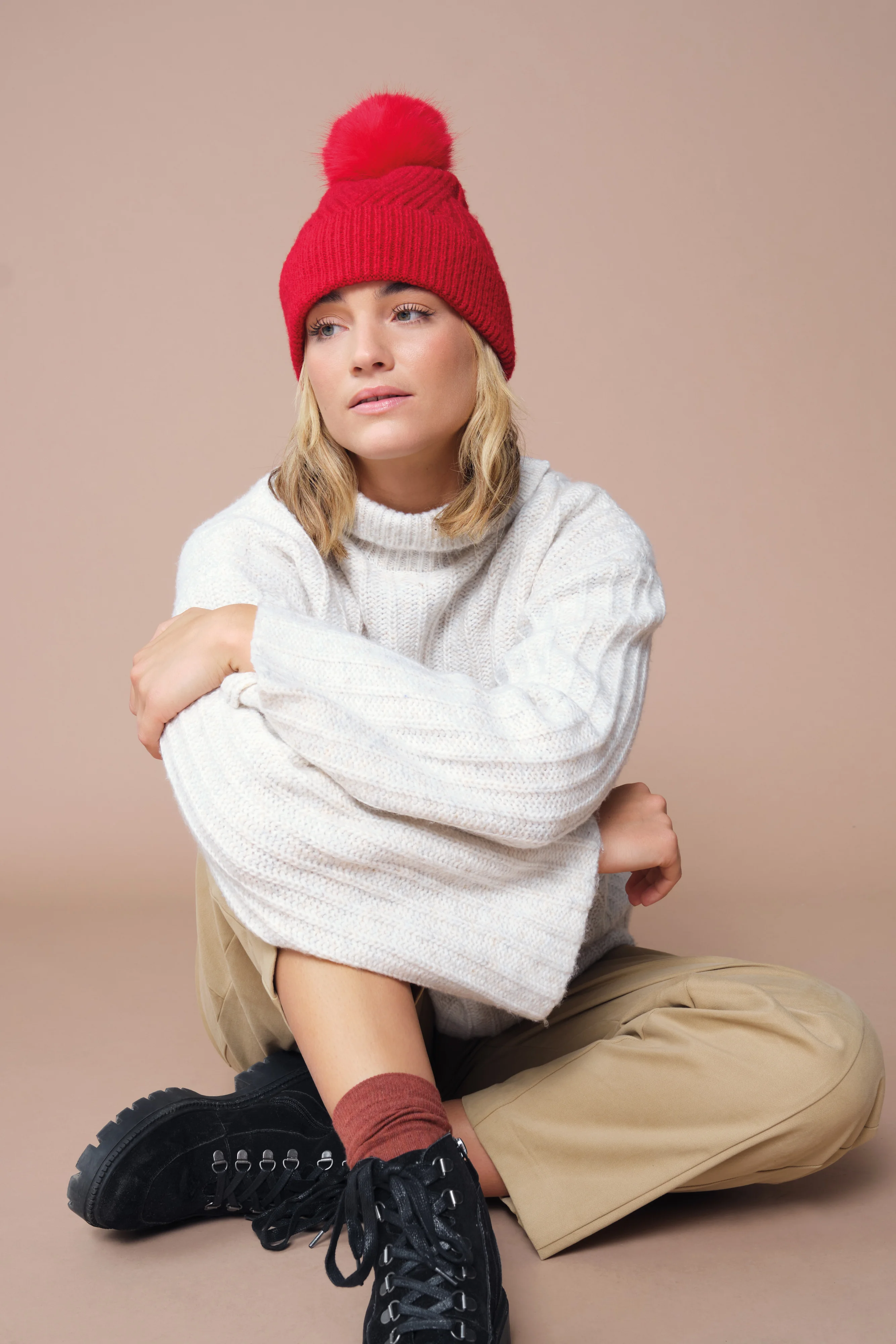 Snow luxe beanie