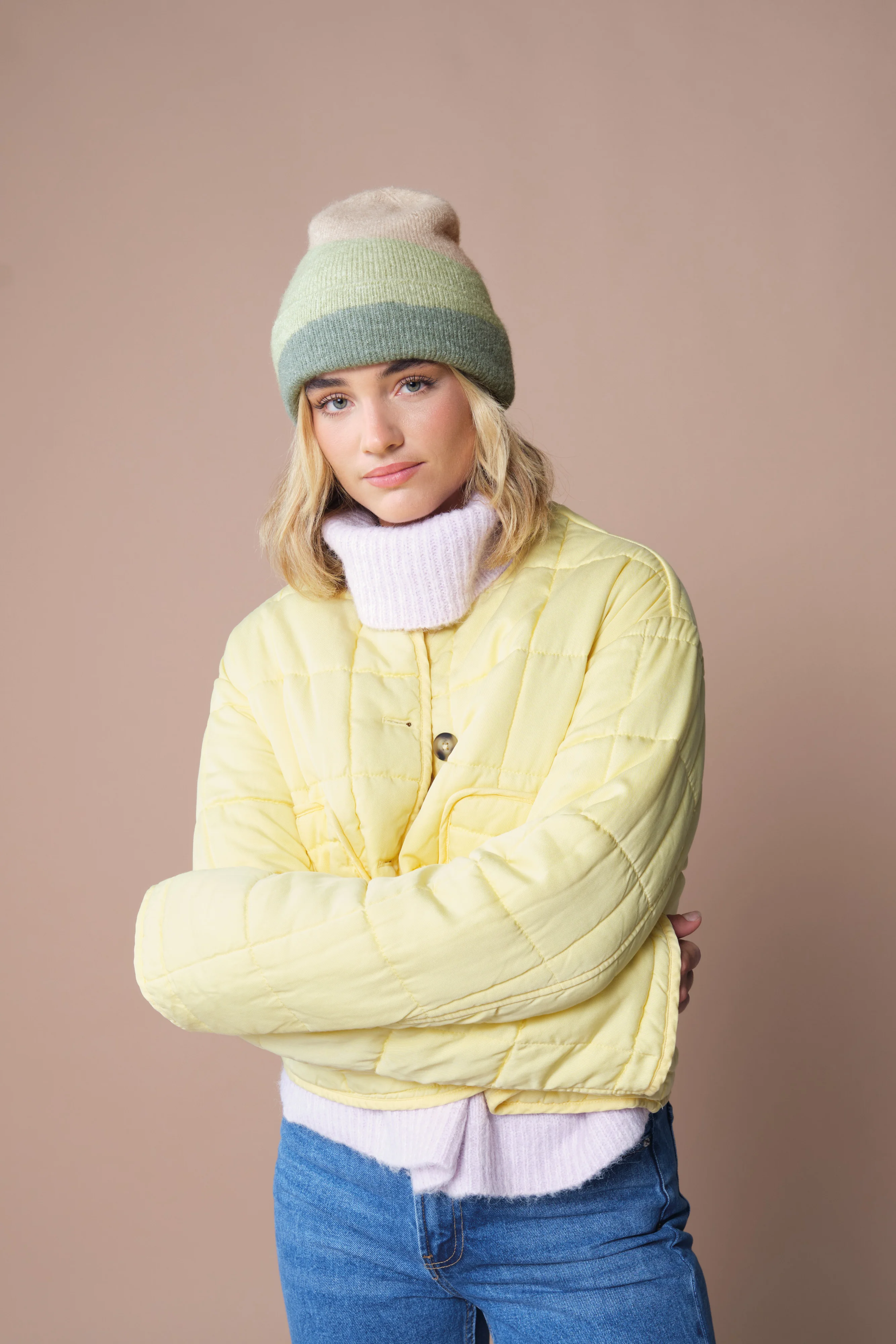 Soft wave beanie